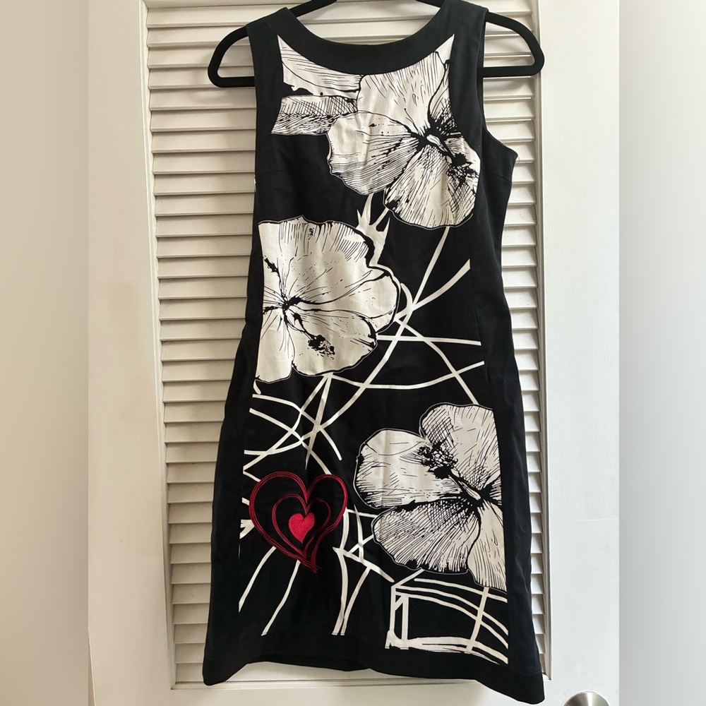 Desigual Black Sheath Dress XS